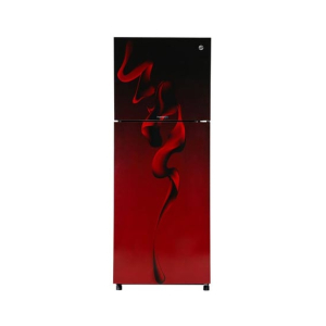 PEL InverterOn Glass Door Freezer-On-Top Refrigerator 11 Cu Ft Maroon Blaze (PRINVOGD-6350)