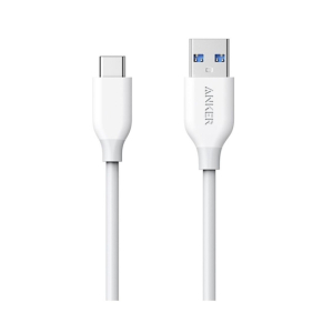 Anker PowerLine USB-C To USB 3.0 Cable 3ft White (A8163H21)