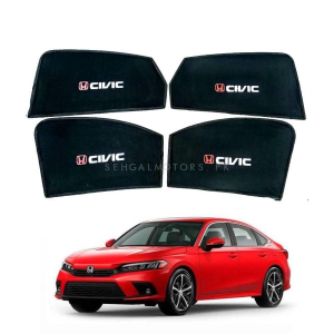 Muzamil Store Sun Shade Side Window With Logo For Civic (2022-2023)