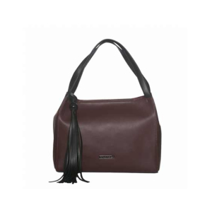 Caprese Austen Satchel Bag Medium Burgundy