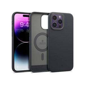 Caseology NanoPop Silicone Cover Case For iPhone 14 Pro Max Black Sesame (ACS04867)