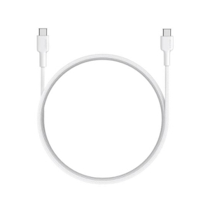 Aukey Impluse Nylon Braided USB C To C Cable 2.0 - White (CB-CD45)