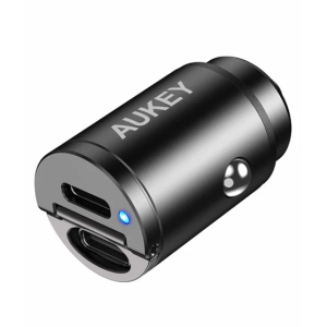 Aukey Dual Port USB-C 30W Car Charger (CC-A4)