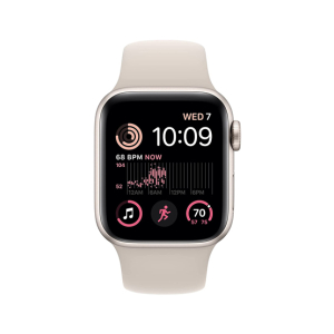 Apple Watch SE 2nd Gen 40MM Starlight Aluminium Case with Starlight Sport Band - GPS