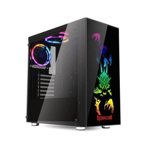 Redragon Steeljaw Pro ATX Mid-Tower Gaming PC Case (GC608)