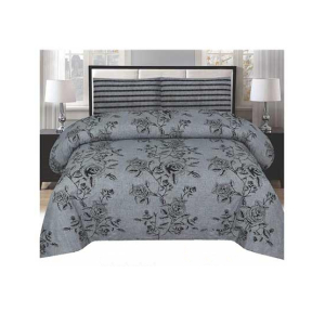 Chenab Collection Double Size Bed Sheet (786-444)