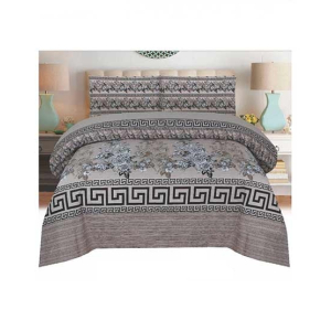Chenab Collection Double Size Bed Sheet (786-451)