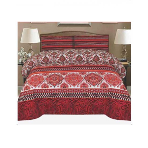 Chenab Collection Double Size Bed Sheet (811)