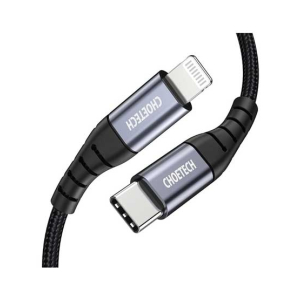 Choetech 3m Nylon Braided USB C To Lightning Cable Black (IP0042)