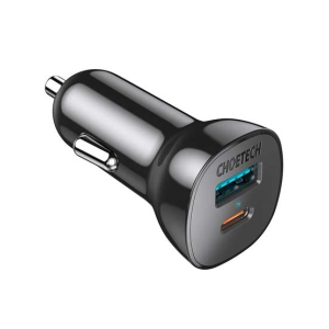 Choetech Dual Ports Car Charger Black (TC0005)