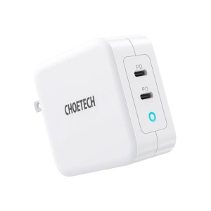 Choetech PD 100W GaN Dual USB Type C Adapter (PD6008)
