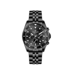 Timezone Chronograph Eclipse Watch For Men (TZ-1329)-White