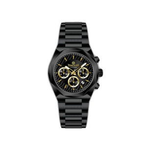 Timezone Chronograph Infinity Watch For Men (TZ-1324)-Gold