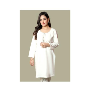 Wardahs Collection Cotton Kurti For Women White (0005)