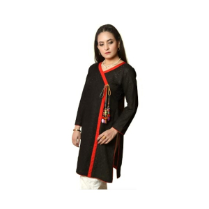 Wardahs Collection Chicken Kurti For Women Black (0007)