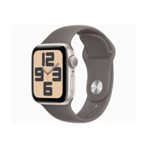 Apple Watch SE 2023 Starlight Aluminum Case With Sport Band-Clay-GPS-40mm
