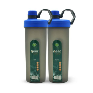 Appolio Gear Sports Water Bottle Large Pack Of 2 (1Ltr)