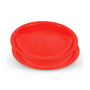 Appollo Saga Plate Large (Pack Of 2) -Red