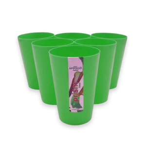 Appollo Prism Glass M-2 (Pack Of 6)-Green