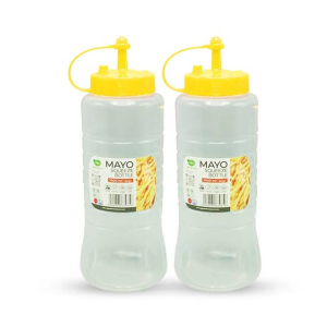 Appollo Mayo Squeeze Bottle Medium (Pack Of 2)-Yellow