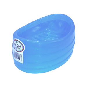 Appollo Glow Bath Soap Dish (Pack Of 2)-Blue