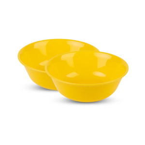 Appollo Saga Bowl Small (Pack Of 2)-Yellow