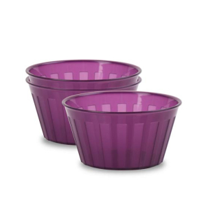 Appollo Milan Bowl Small (Pack Of 3)-Purple