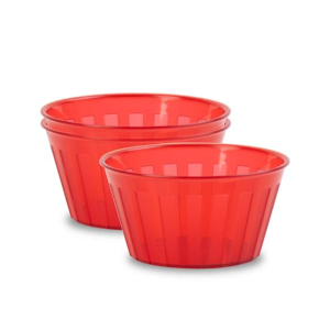 Appollo Milan Bowl Small (Pack Of 3)-Red