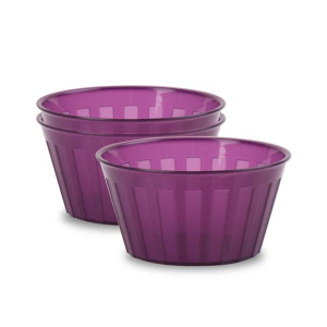 Appollo Milan Bowl Large (Pack Of 3)-Purple