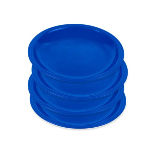 Appollo Saga Plate Small (Pack Of 4)-Blue