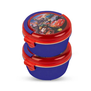 Appollo Bunny Lunch Box M-1 (Pack Of 2)-Dark Blue