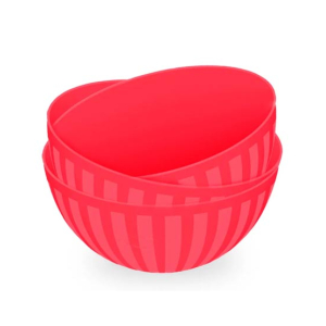 Appollo Premio Bowl Small (Pack Of 3)-Red