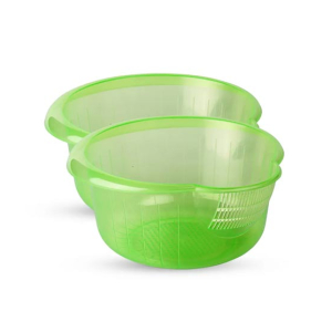 Appollo Rio Rice Strainer (Pack Of 2)-Green