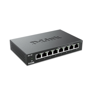 D-Link 8-Port 10/100 Unmanaged Metal Desktop Switch (DES-108)