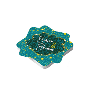 Zamzam Zarqun Green Blooms Tea Coaster 