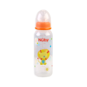 Nuby Standard Neck Feeding Bottle Orange (NV03004)