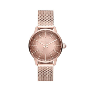Diesel Castilla three hand Women's Watch Rose Gold (DZ5592)