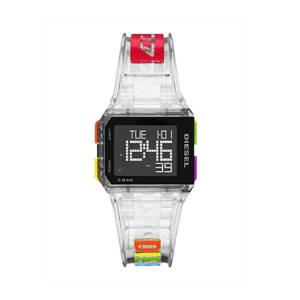 Diesel Chopped Digital Man’s Watch Transparent (DZ1935)