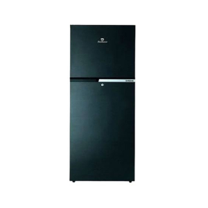 Dawlance E Chrome Freezer-On-Top Refrigerator 16 Cu Ft Hairline Black (9193-WB)