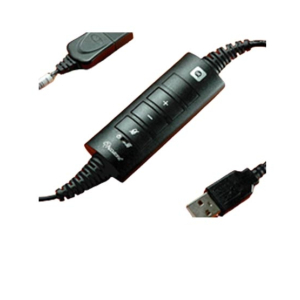 Accutone AUC Tel/USB Adapting Cable Black