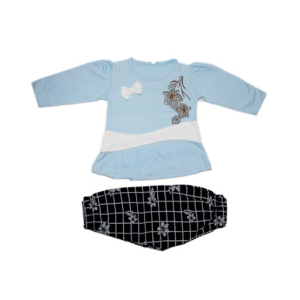 Komfy Flower Printed Baby Fancy Dress (NBG024)