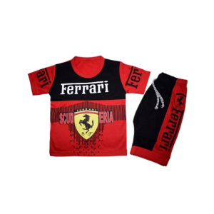 Komfy Ferrari Printed Suit For Boys Red (KBB145)