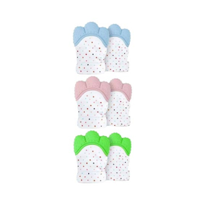 Komfy Gloves Teether For Kids (KTS013)-Pink