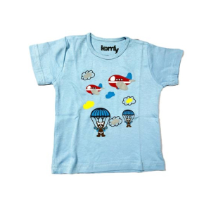Komfy Aqua Shirt For Boys Sky Blue (KMF101)