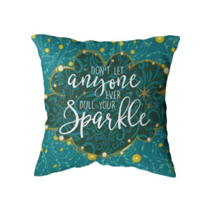 ZamZam Green Blooms Cushion Cover 