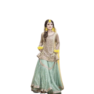Zr Collection Heavy Embroidered 3pcs Dori Work Collection For Women 