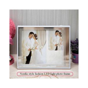 ShopEasy Golden LED Love Decoration Photo Frame