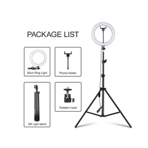 ShopEasy Selfie Ring Light With Stand - 26CM