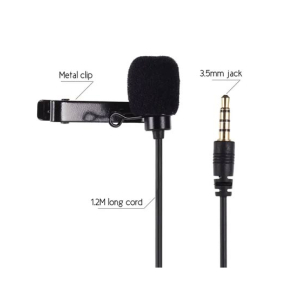 ShopEasy Lavalier Microphone Clip-On Mic With Cable