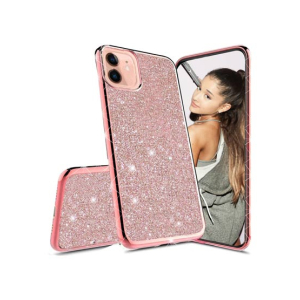 ShopEasy Rhinestone Silicone Case Glitter Matte For IPhone 7